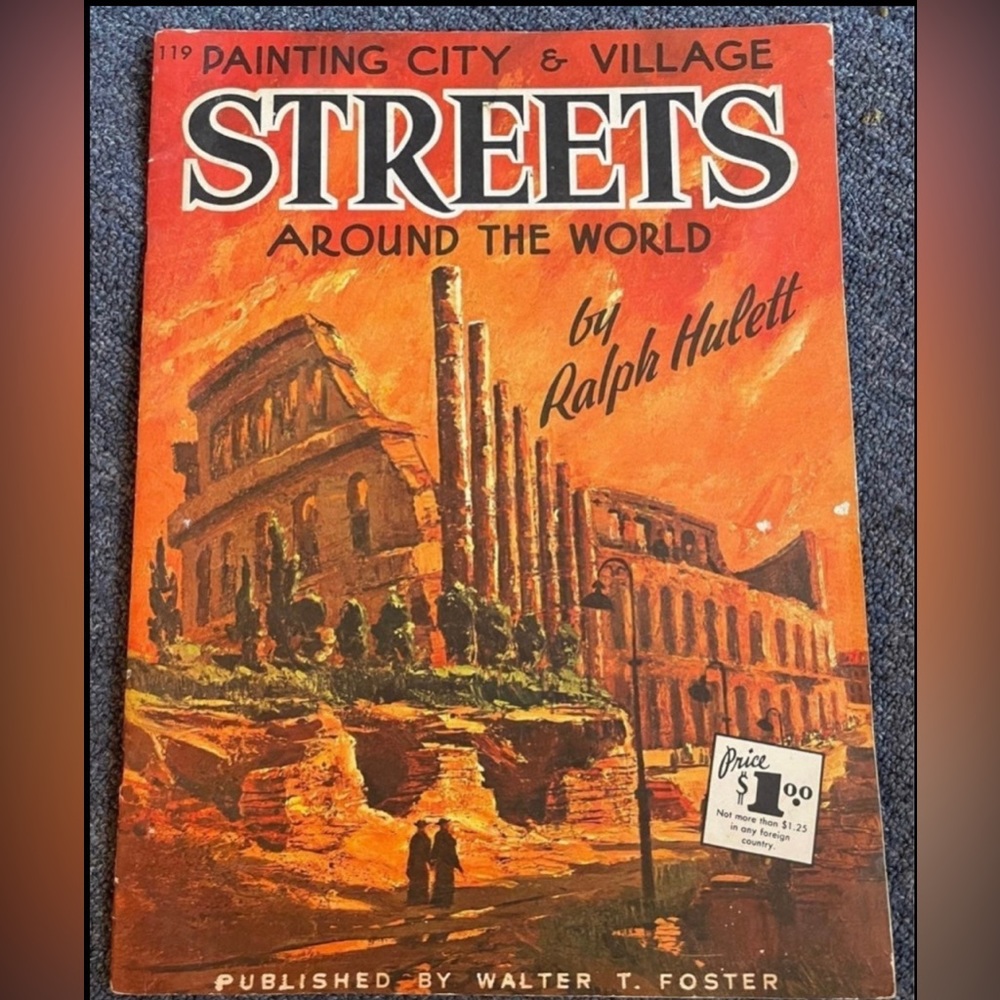 Walter Foster Art Book / Painting Streets around the World